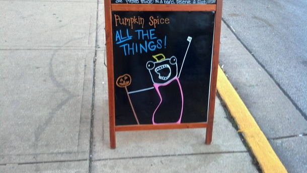 My local coffee shop has its priorities straight
