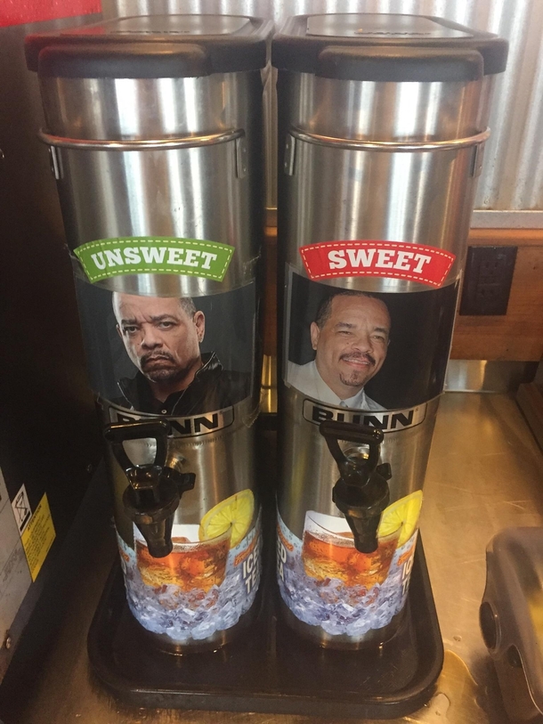 My local diners tea dispensers always make me smile