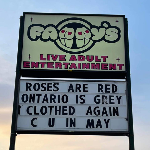 My local entertainment center Ontario uses colours for restriction levels