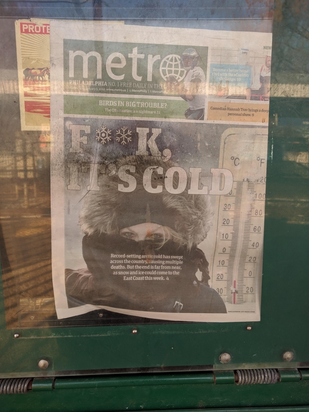 My local Fking paper this morning