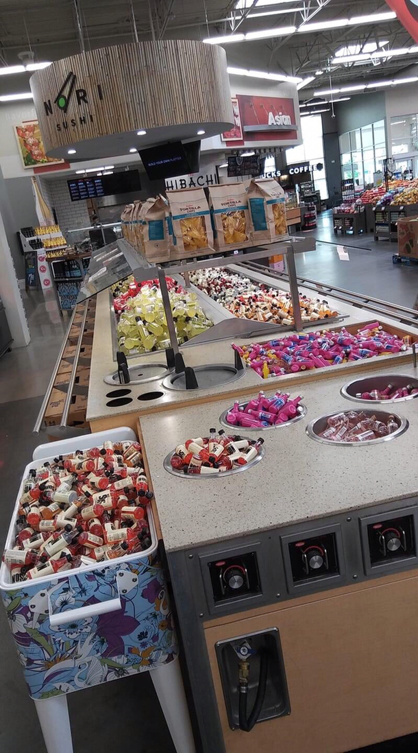My local grocery store has new salad bar offerings