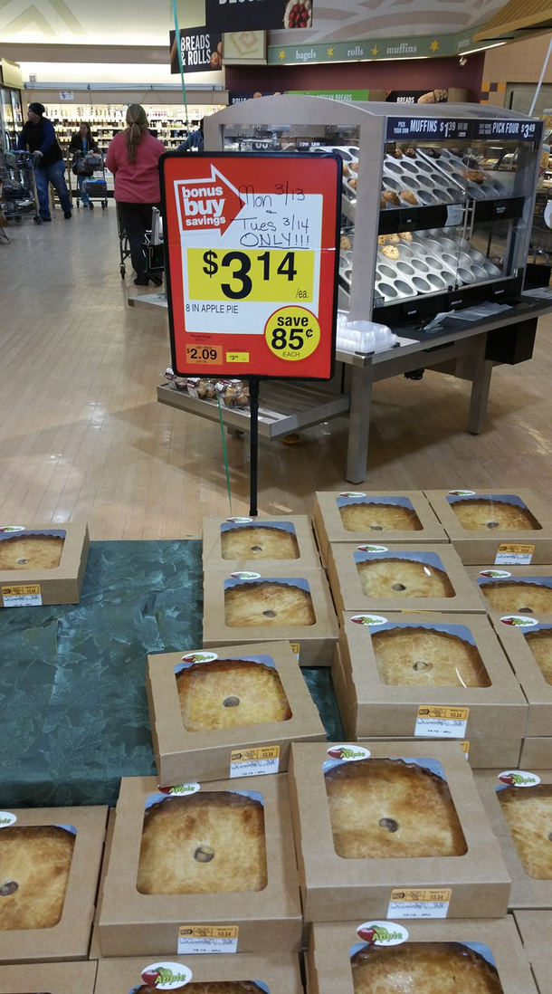 My local grocery store knows whats up