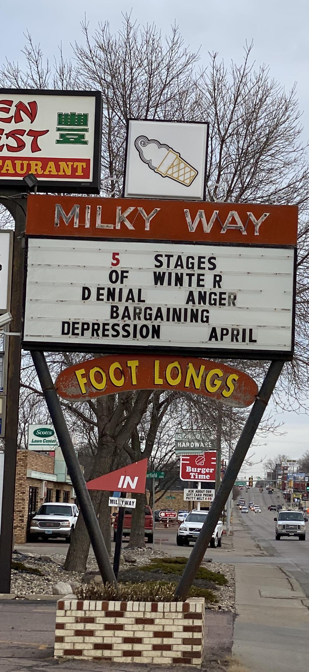 My local ice cream store perfectly summarizes every winter