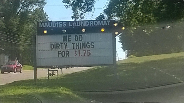 My local laundromat finally comes clean