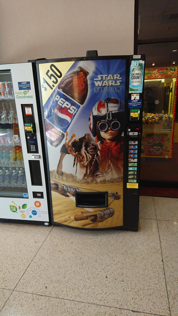 My local mall may only have  stores and a Chinese massage parlor left but at least we still have this bad boy
