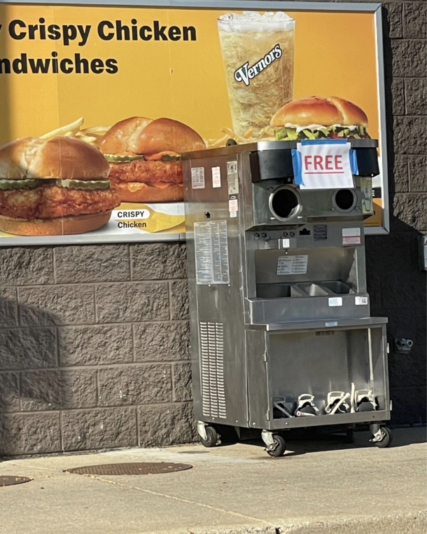 My Local McDonalds Finally Gave Up On Their Ice Cream Machine