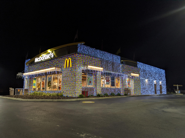 My local McDonalds went full Clark Grizwald this year