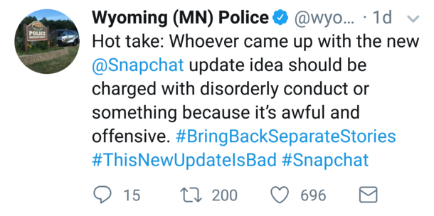 My local police department