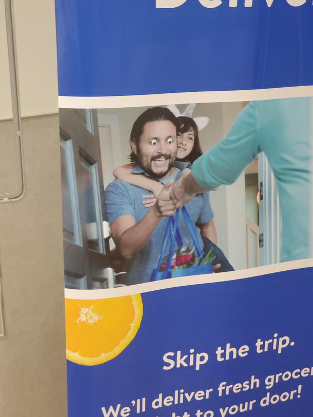 My local Walmart has a googly eye bandit