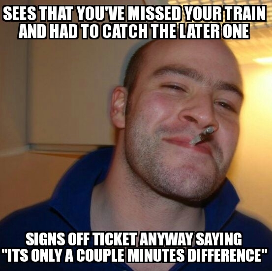 My london-midland ticket inspector this morning