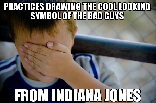 My love for drawing landed me in the principals office
