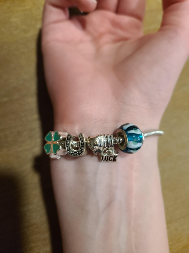 My Lucky Charms bracelet Happy St Patricks day