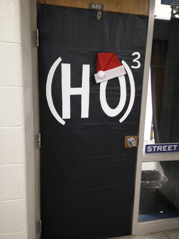 My math teachers door