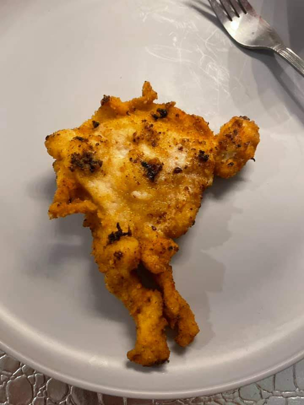 My meal really tryna look like a snack