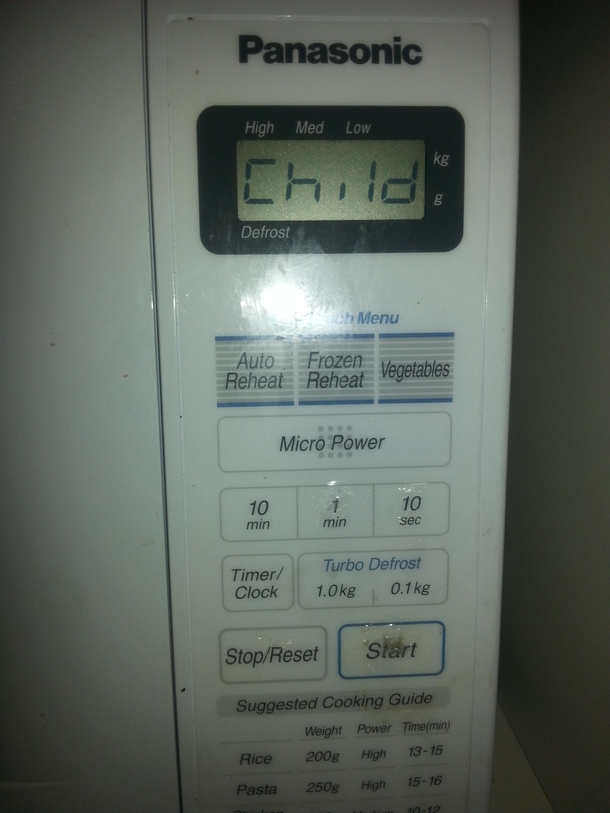 My microwave has an interesting setting