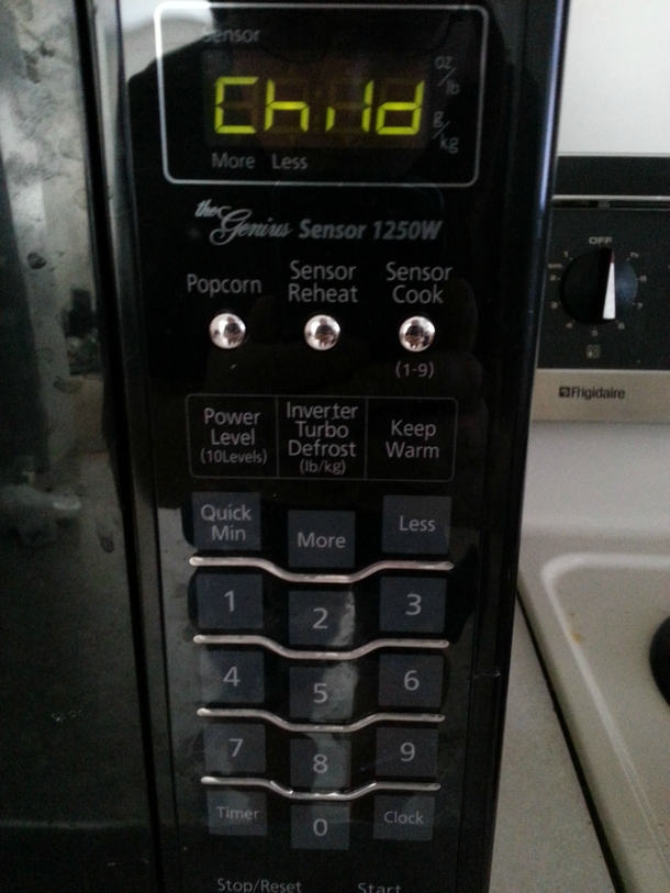 My microwave is demanding a sacrifice