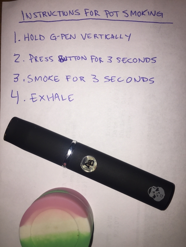 My mom asked me to leave instructions for her new prescription