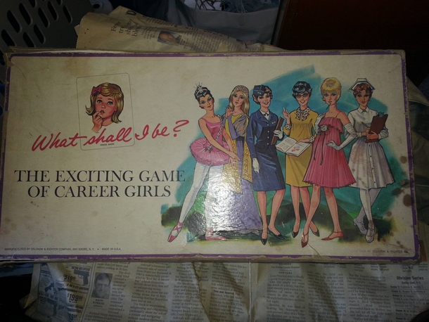 My mom found this horribly sexist game from her childhood