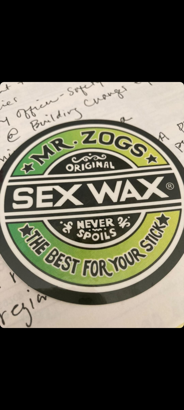 My mom got me a sticker and