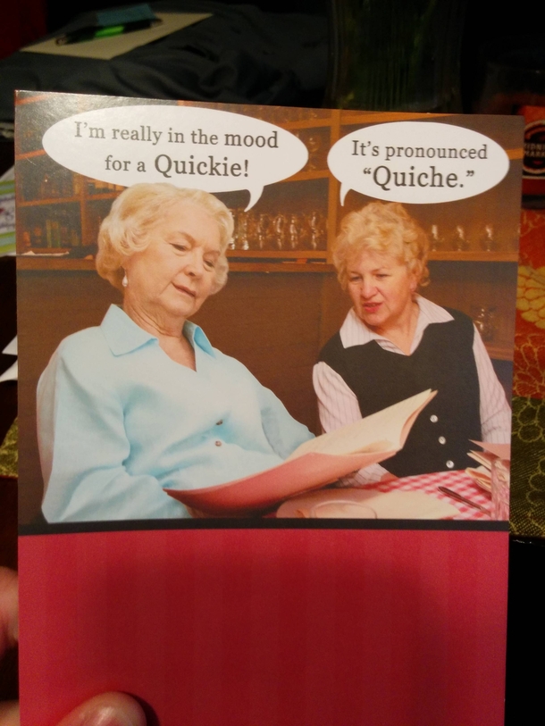 My mom got this card for her birthday