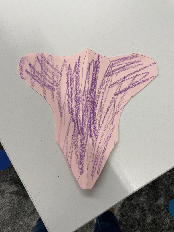 My mom is an elementary school teacher She sent me this picture of one of her students attempts at making a heart Happy Valentines Day