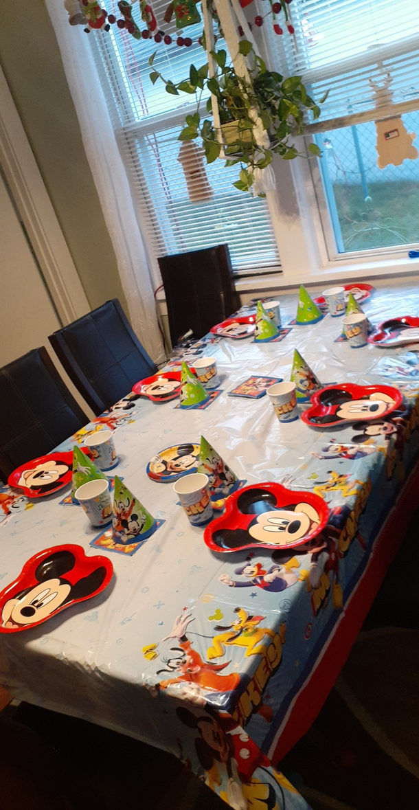 My mom made this for my cousins st Birthday