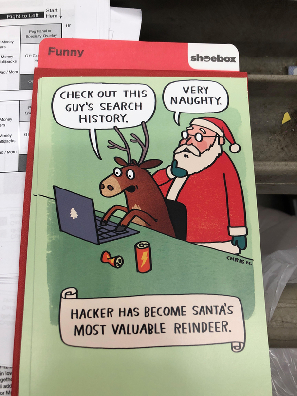 My mom puts up cards at her job and sent me this