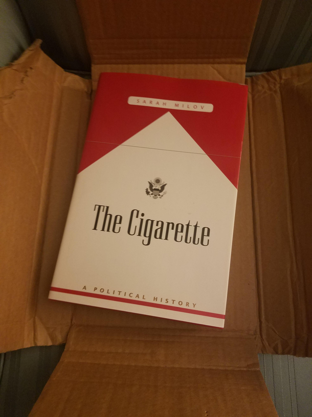 My mom thought shed ordered a carton of cigarettes online