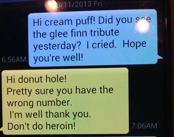 My mom tried to text her childhood friend I think she had the wrong number