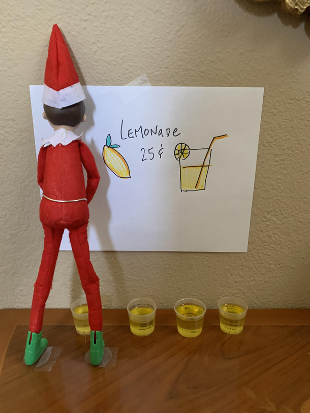 My mom was in charge of the elf on the shelf this year - Meme Guy