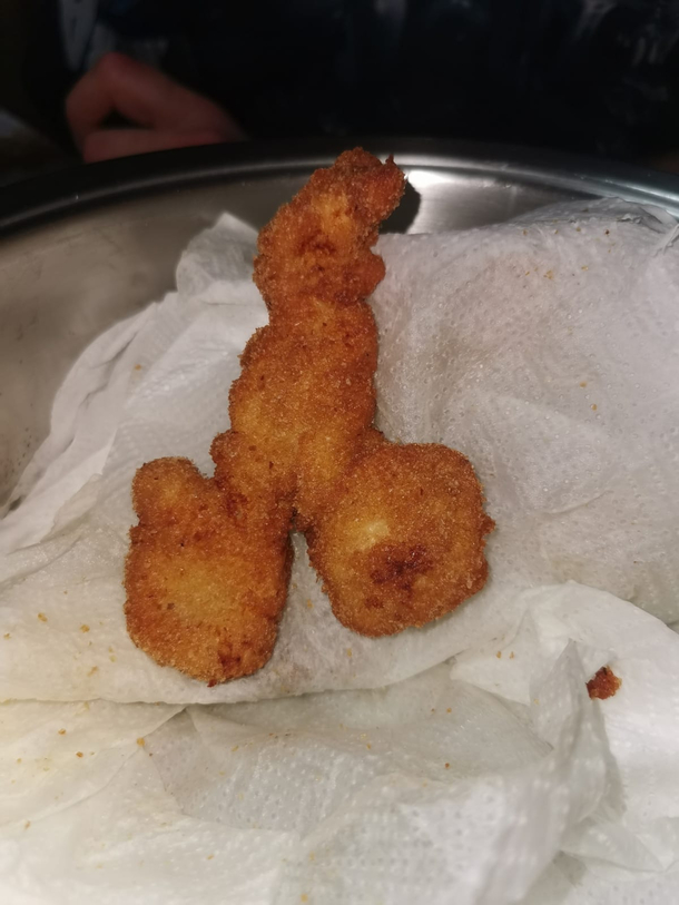 My moms friends fried chicken