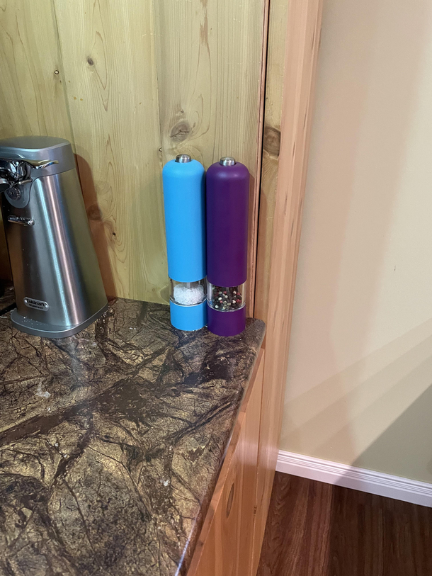 My mother in laws salt and pepper make me unconfortable