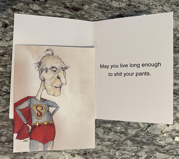 My mother sketches while watching TV She turns her favorites into little printed greeting cards for family Here is what she was using for birthdays a couple years ago