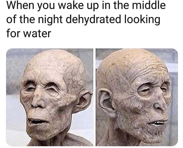 My mouth feels like the Sahara Dessert