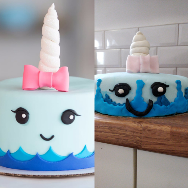 My narwhal cake