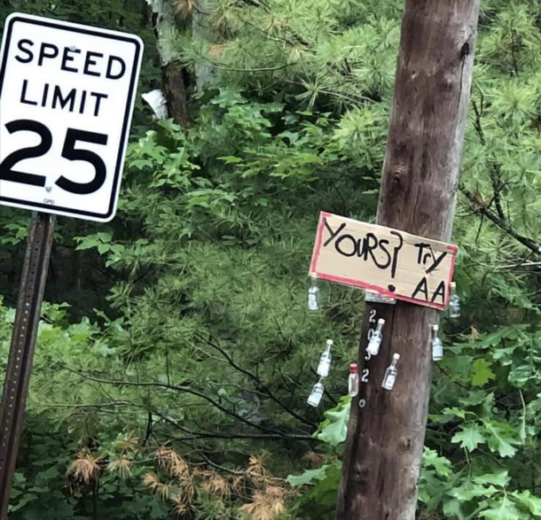 My neighbor isnt messing around