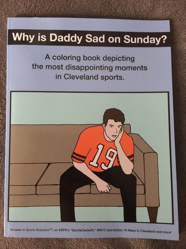 My neighbor Tom is a Cleveland Browns fan His children gave him this