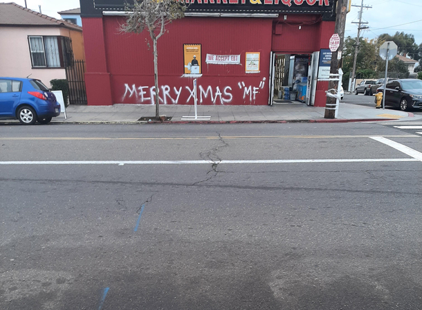 My neighborhood is really getting into the holiday spirit this year