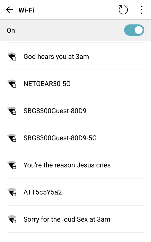 My neighbors 