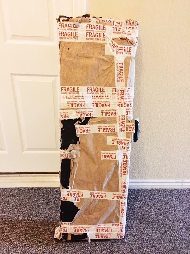 My neighbors fragile packaged arrived 
