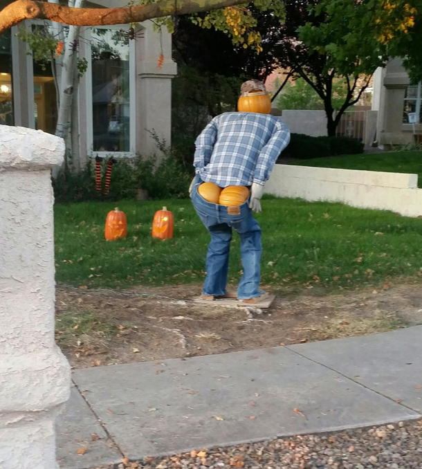 My neighbors Halloween decoration