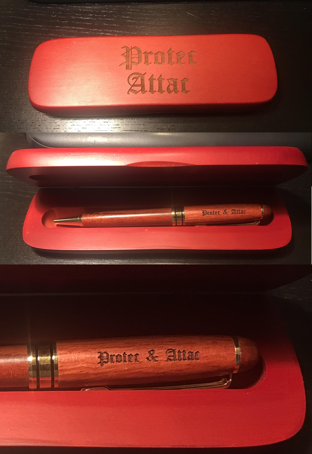 My nephew graduated law school last week Lawyers need a nice pen so I got him this