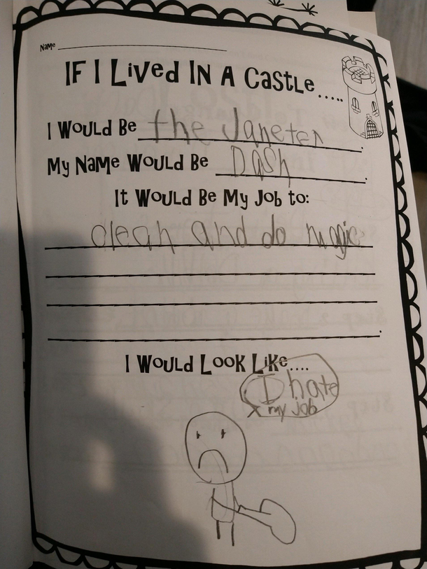 My nephew has the highest of hopes
