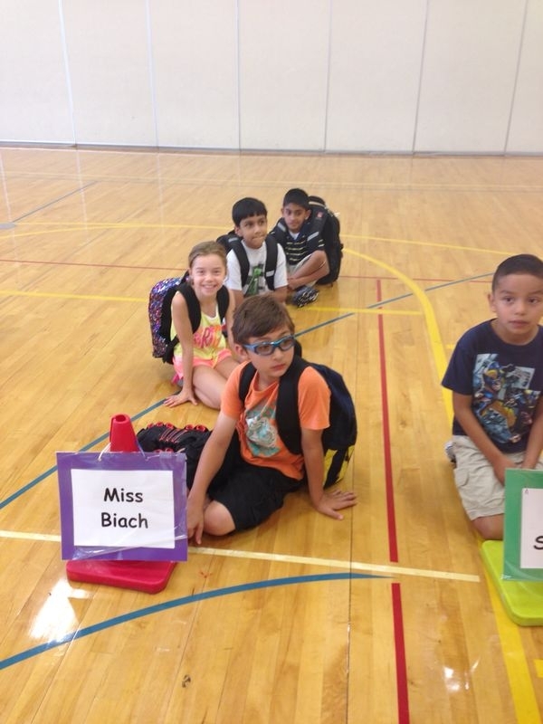 My nephews first day of school Check out his teachers name