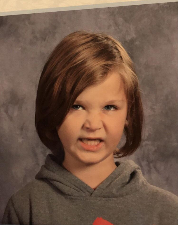 My nephews school picture This is the retake