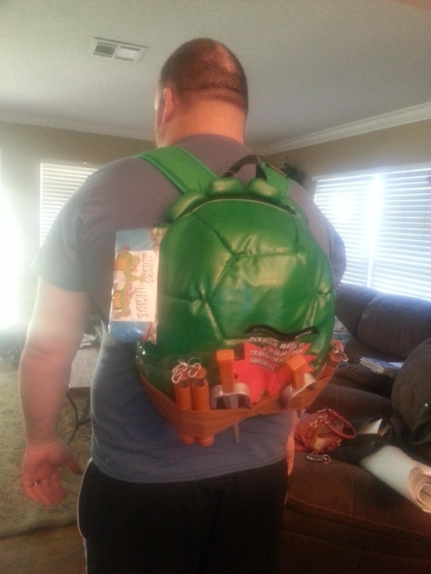 My new backpack just arrived in the mail today my wife thinks im crazy