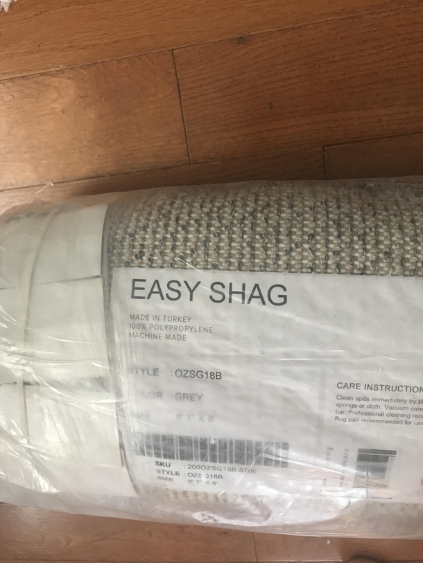 My new carpet knows me too well
