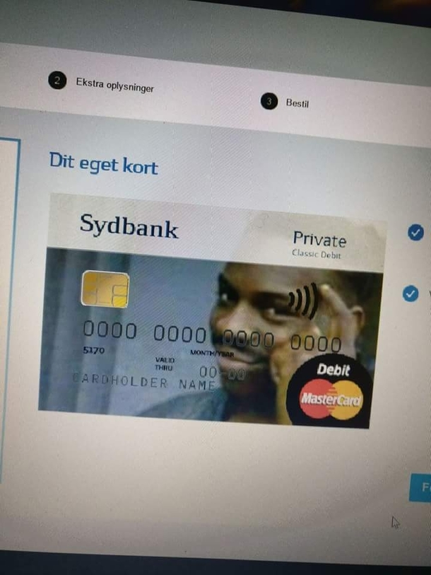 My new creditcard