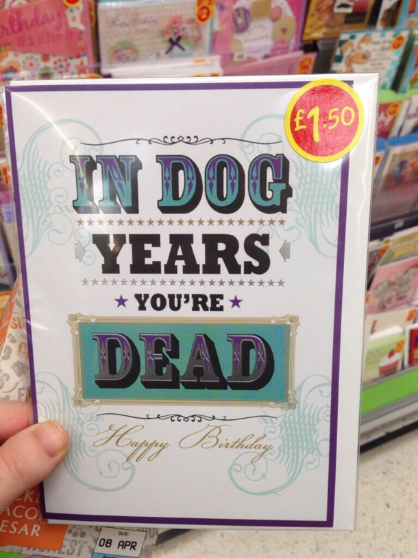 My new favourite birthday card
