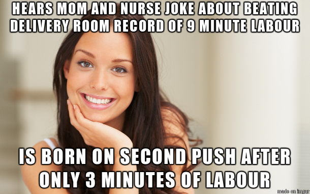 my newborn daughter is a GGG